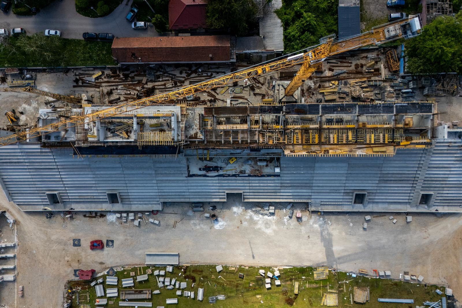 FOTO Ovako iz zraka izgleda novi stadion u Kranjčevićevoj