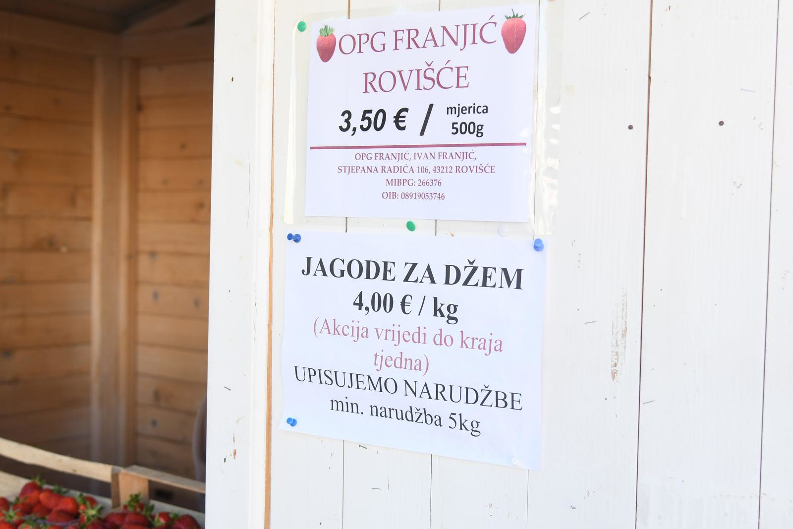 Cijene jagoda iznenađujuće variraju, i to među obližnjim gradovima