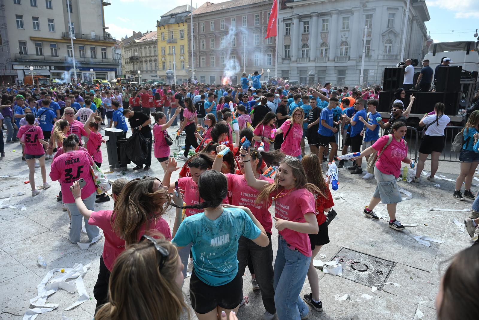 Četiri maturanta privedena na zagrebačkoj norijadi