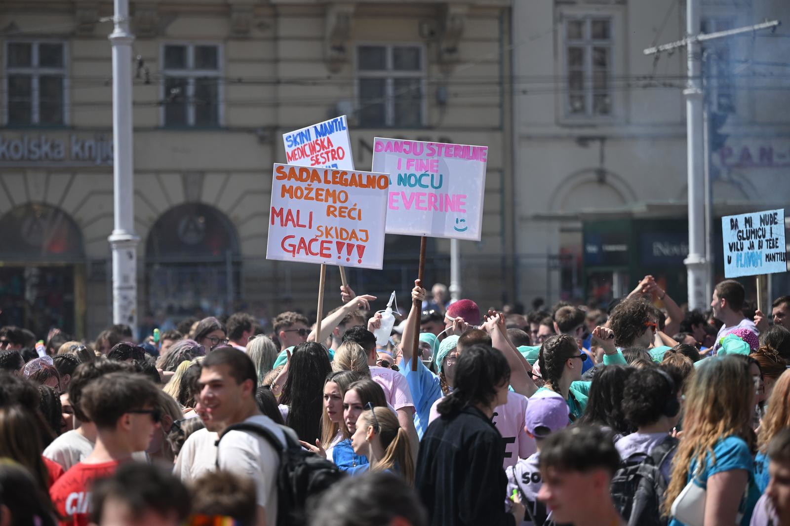 Četiri maturanta privedena na zagrebačkoj norijadi