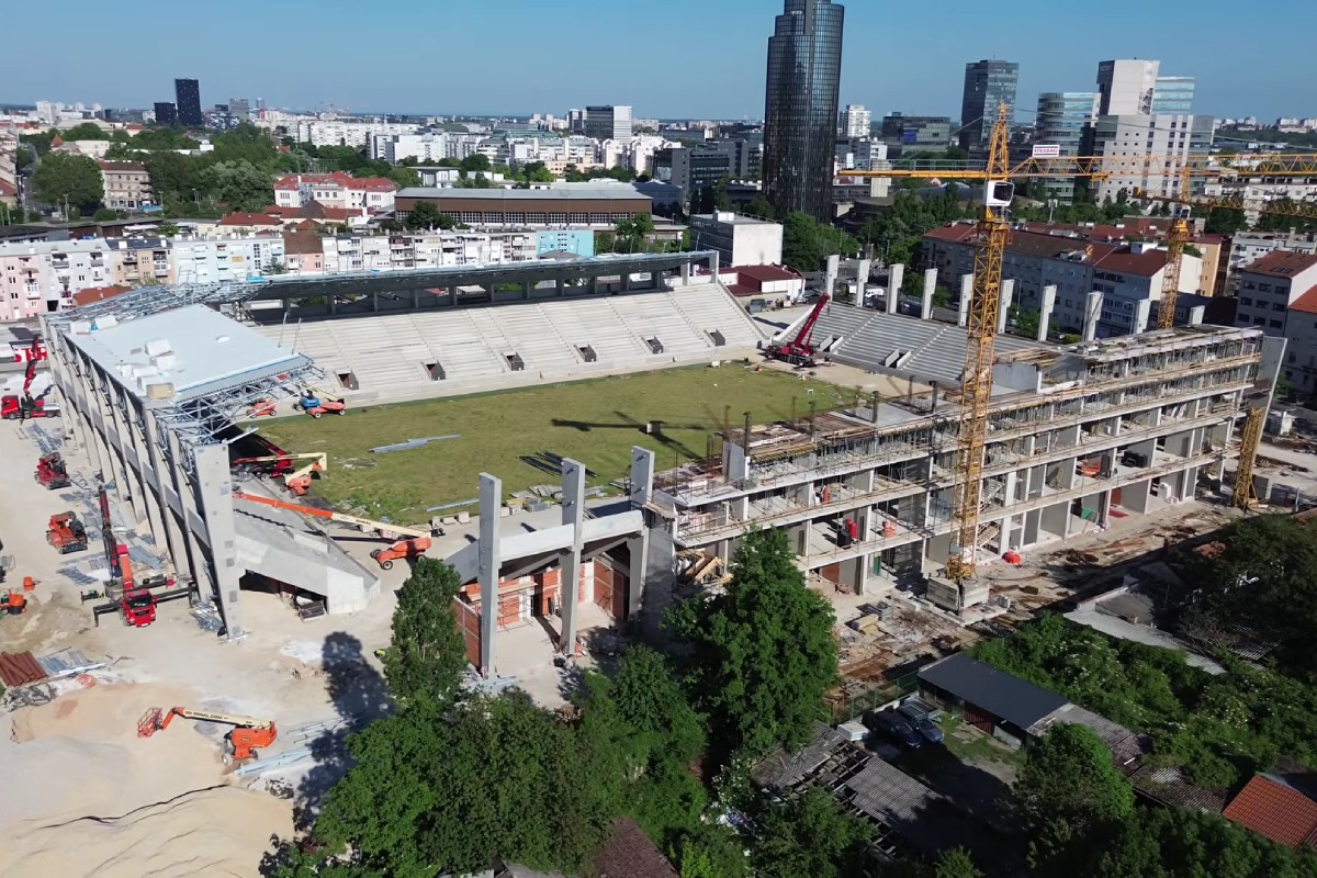 VIDEO Evo kako napreduju radovi na stadionu u Kranjčevićevoj
