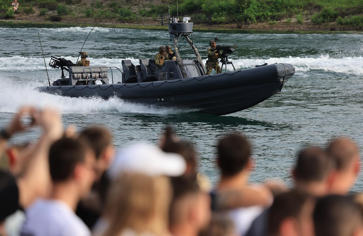 FOTO Hrvatska vojska priredila spektakl na Jarunu