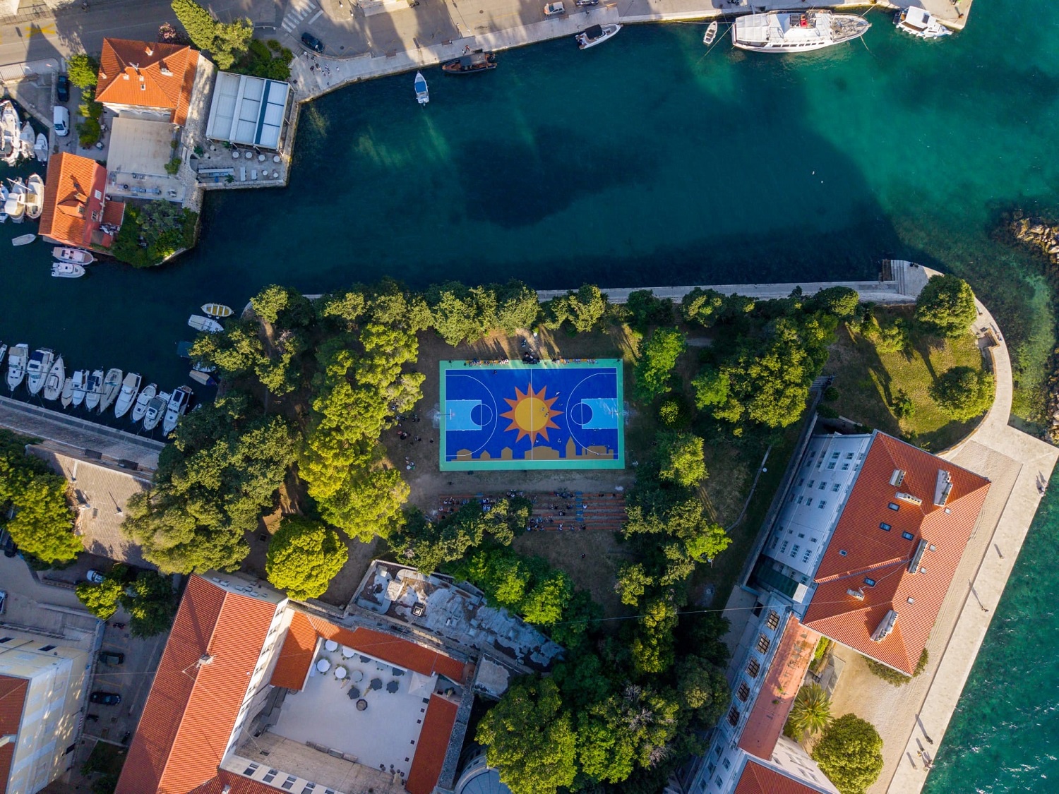 Zadar dobio teren koji potpisuje umjetnik povezan s najvećim imenima košarke