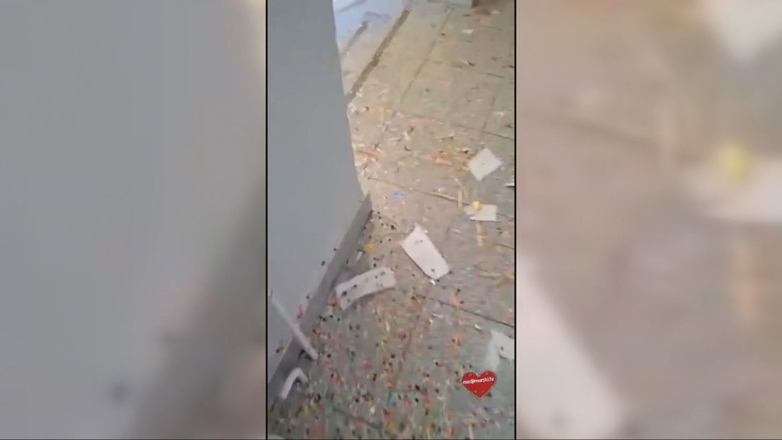FOTO Maturanti ostavili kaos i smeće u školi u Prelogu nakon zadnjeg dana nastave