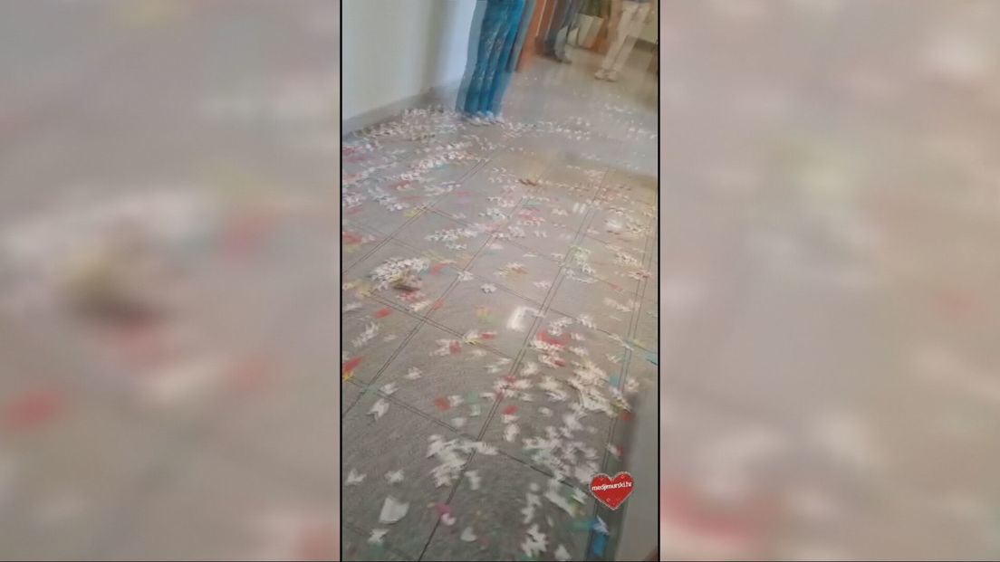 FOTO Maturanti ostavili kaos i smeće u školi u Prelogu nakon zadnjeg dana nastave