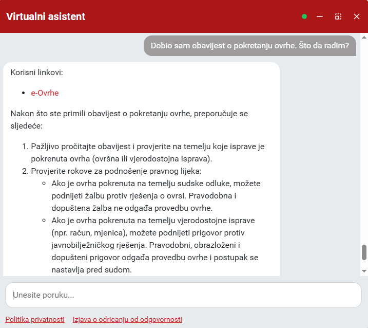 Središnji državni portal dobio AI asistenta, testirali smo ga