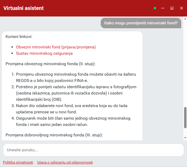 Središnji državni portal dobio AI asistenta, testirali smo ga