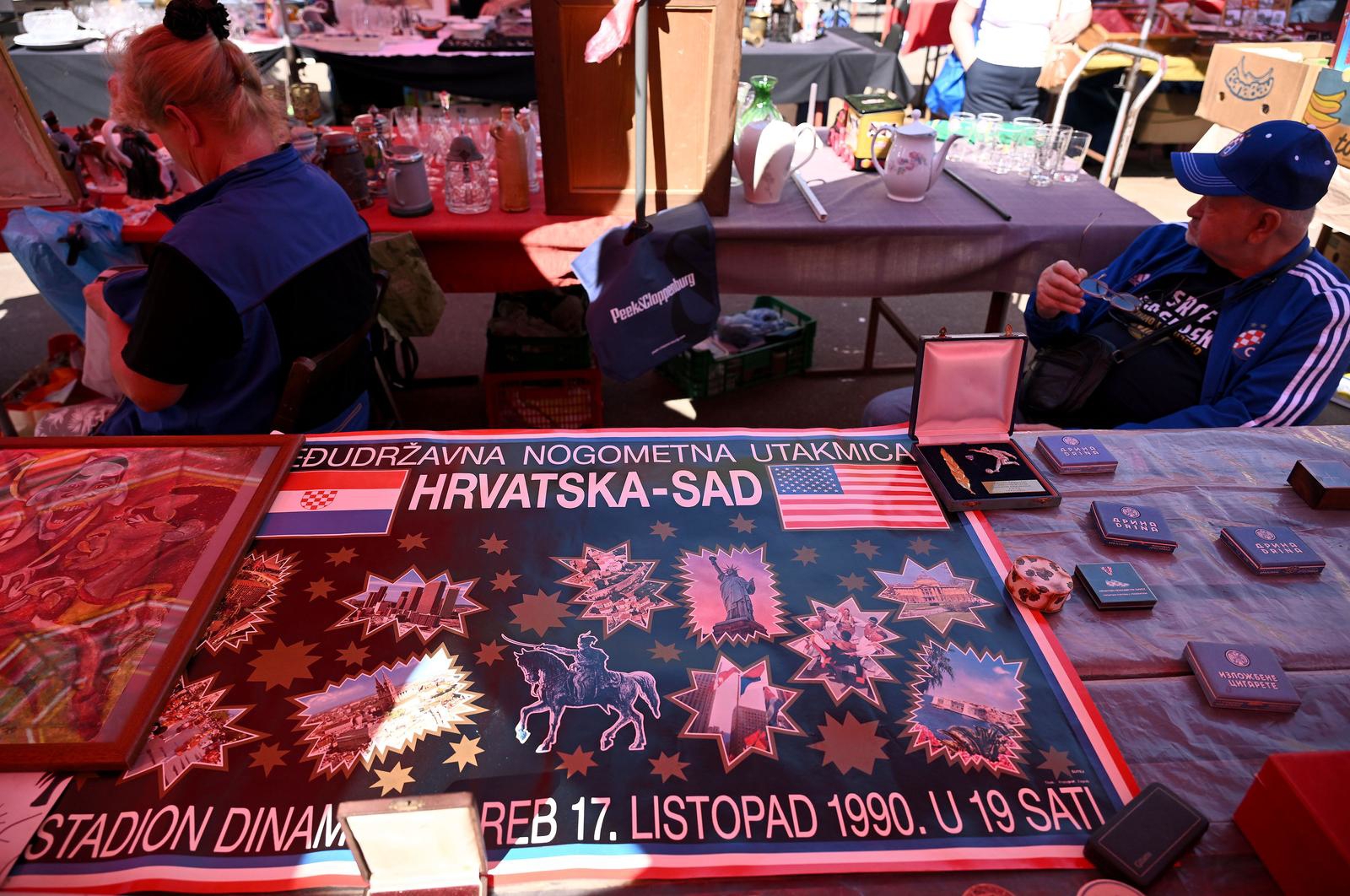 FOTO Na Britancu se prodaje plakat povijesne utakmice Hrvatske i SAD-a