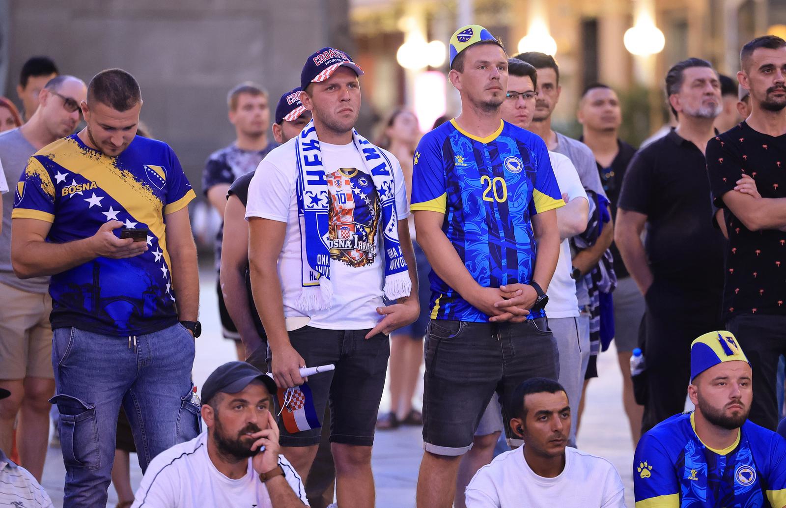 FOTO Nakon poraza od Švicarske tuga u Sarajevu i Zagrebu, pogledi govore sve