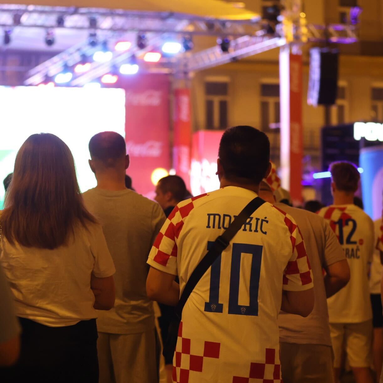 FOTO Počela utakmica Hrvatske i Paname, evo atmosfere s Trga bana Jelačića