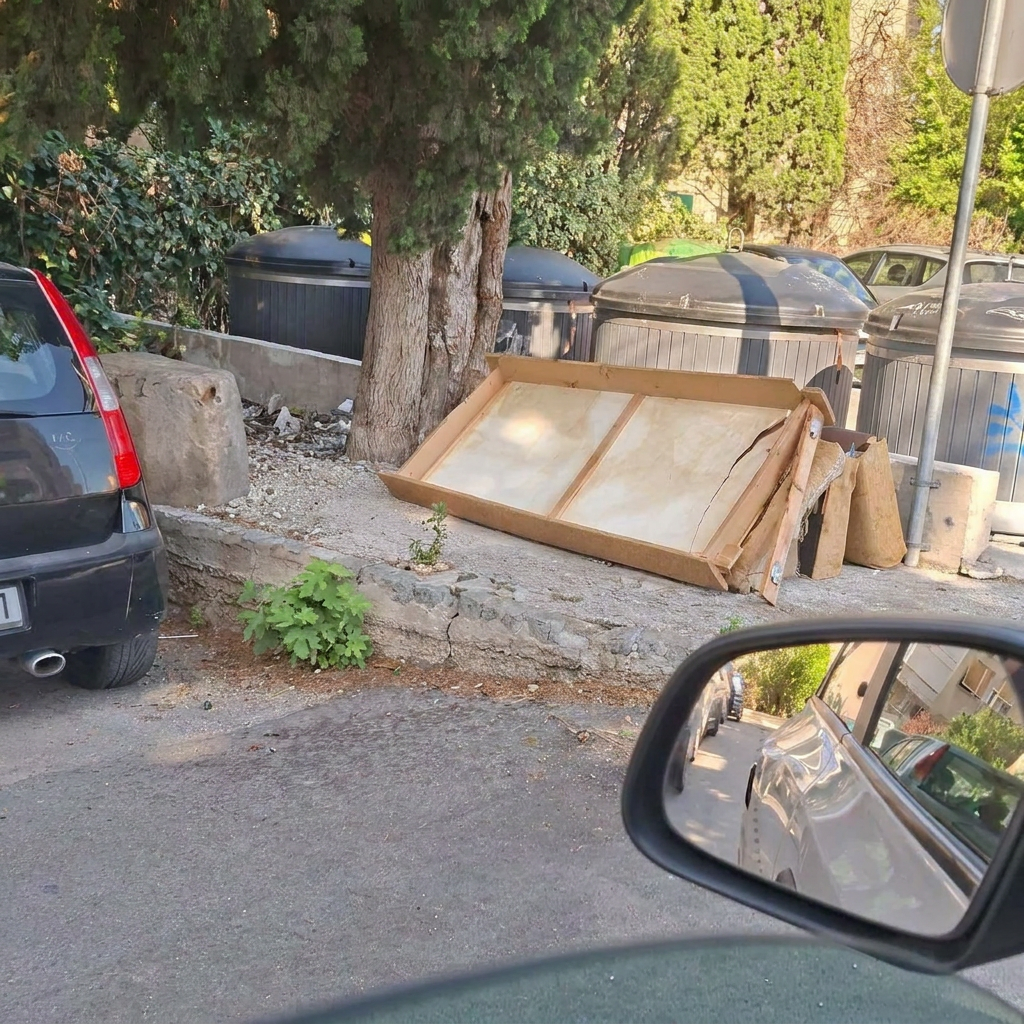 Pogledajte kako se ljudi rješavaju glomaznog otpada po Splitu