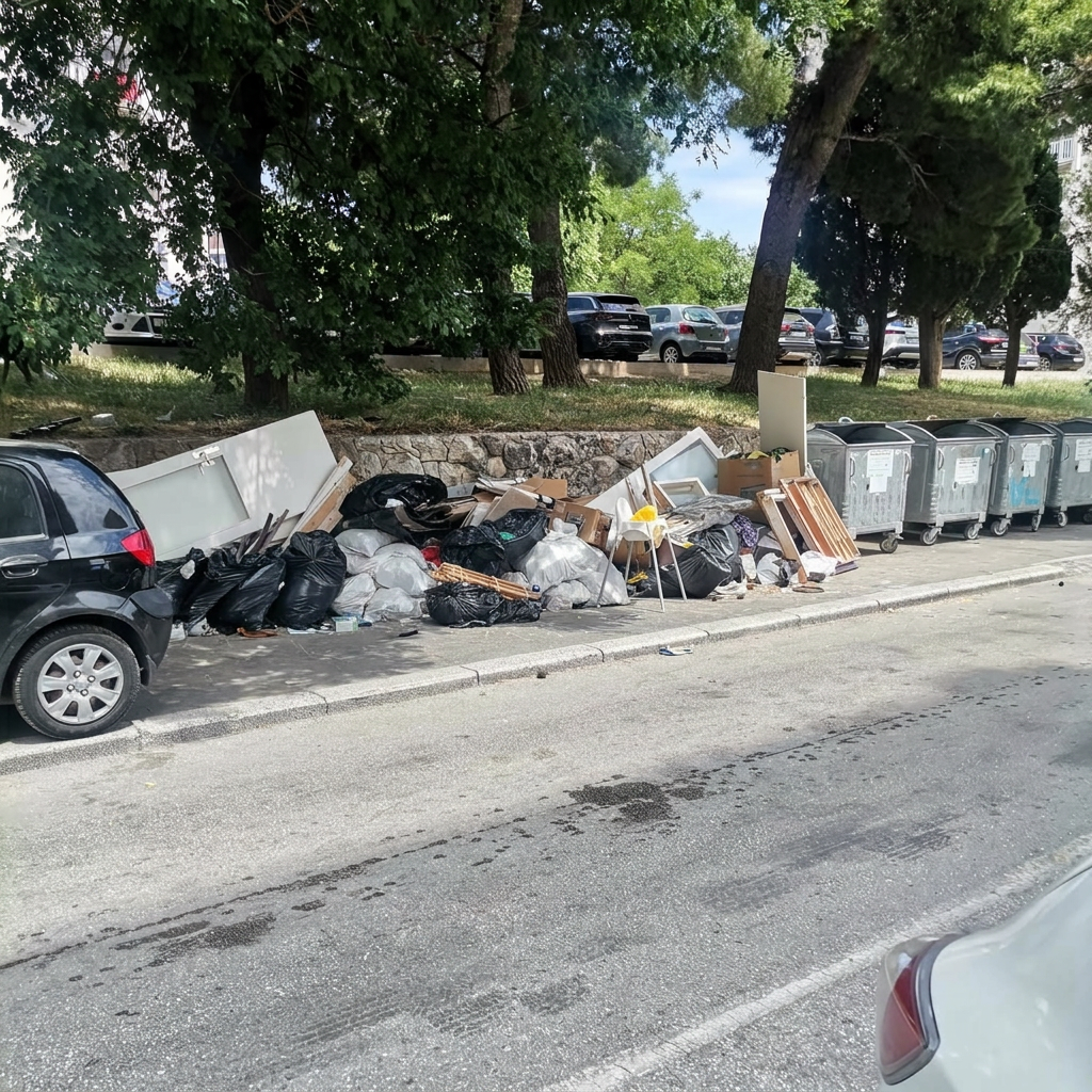 Pogledajte kako se ljudi rješavaju glomaznog otpada po Splitu