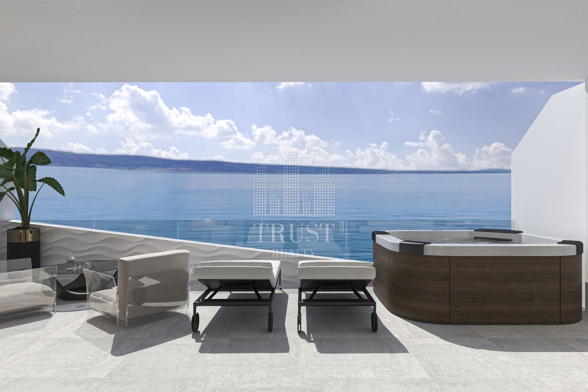 FOTO U Dalmaciji se prodaje luksuzni penthouse s privatnim podvožnjakom do plaže