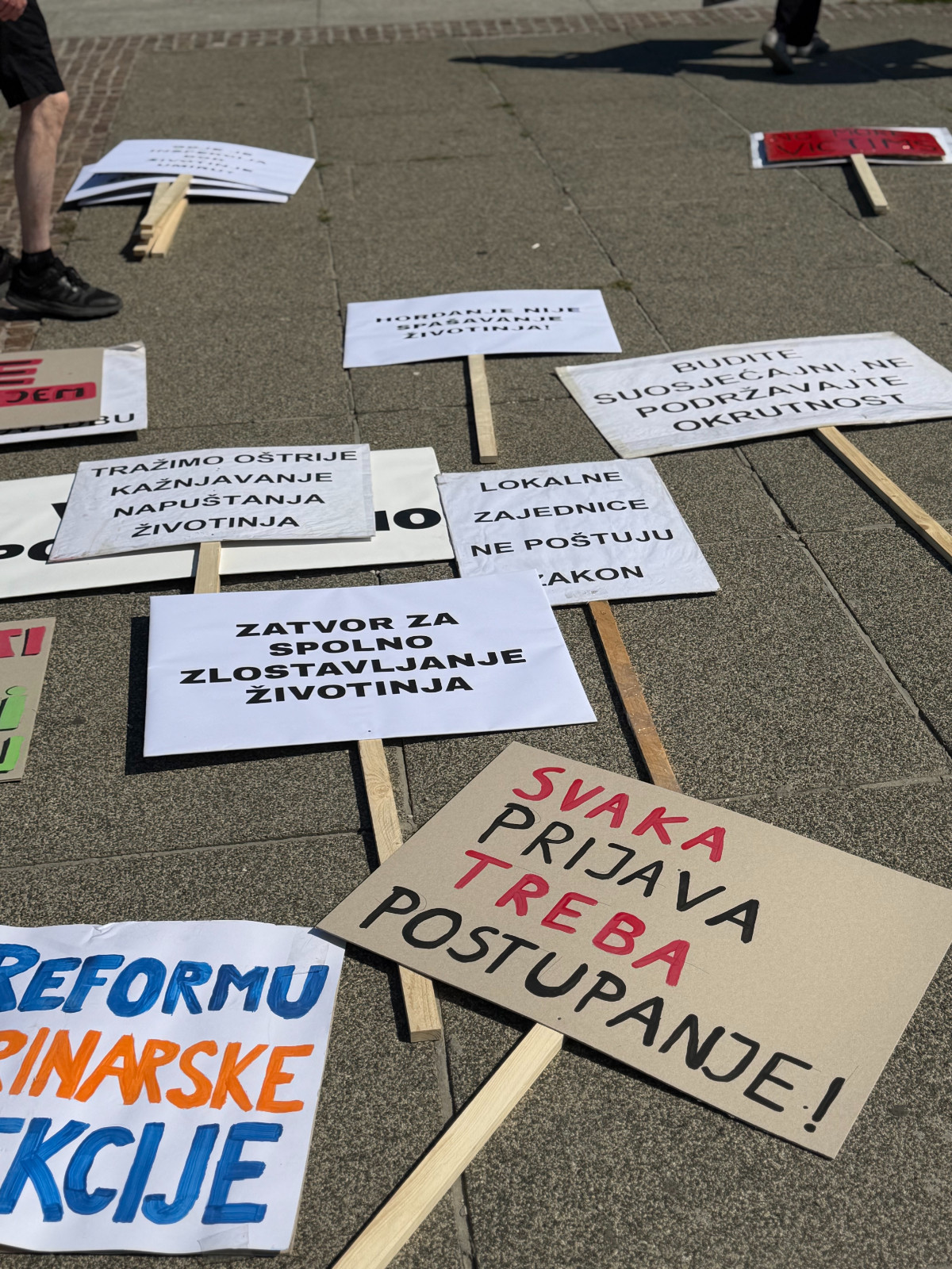 U Zagrebu održan prosvjed protiv zlostavljanja životinja. "Ne želimo brojati mrtve"