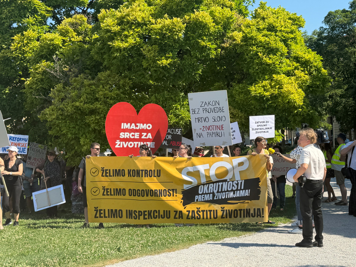 U Zagrebu održan prosvjed protiv zlostavljanja životinja. "Ne želimo brojati mrtve"