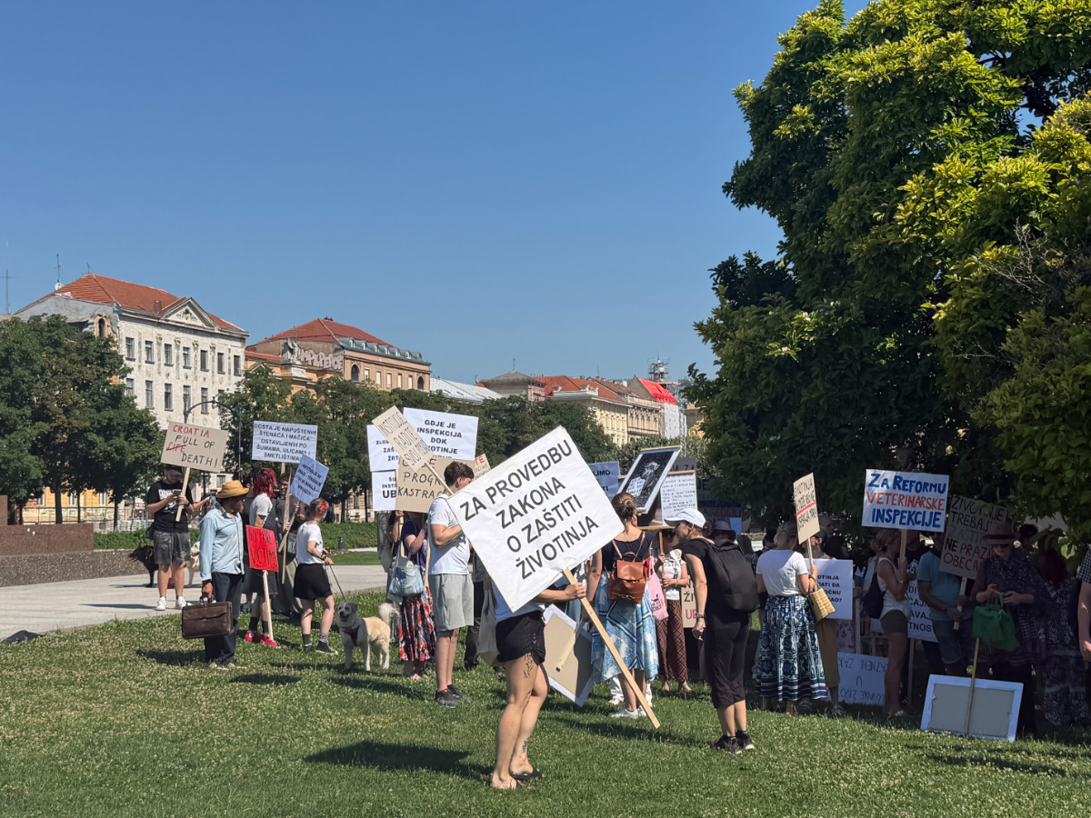 U Zagrebu održan prosvjed protiv zlostavljanja životinja. "Ne želimo brojati mrtve"
