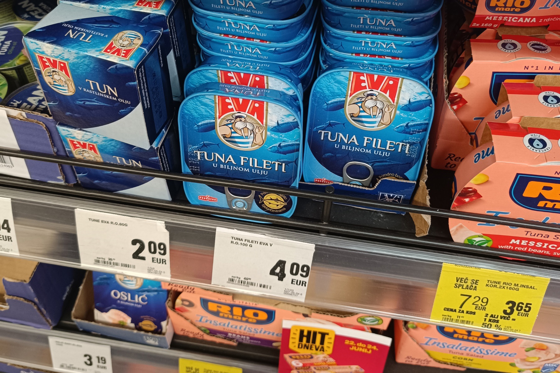 Usporedili smo cijene hrvatskih proizvoda u hrvatskom Konzumu i slovenskom Mercatoru