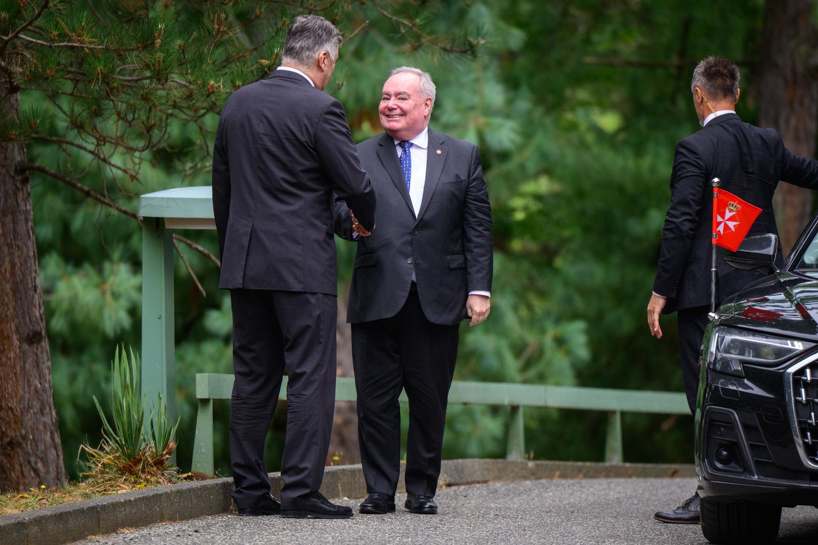 FOTO Milanović primio velikog meštra Malteškog reda