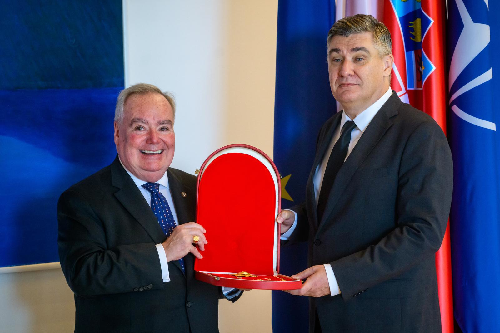 FOTO Milanović primio velikog meštra Malteškog reda