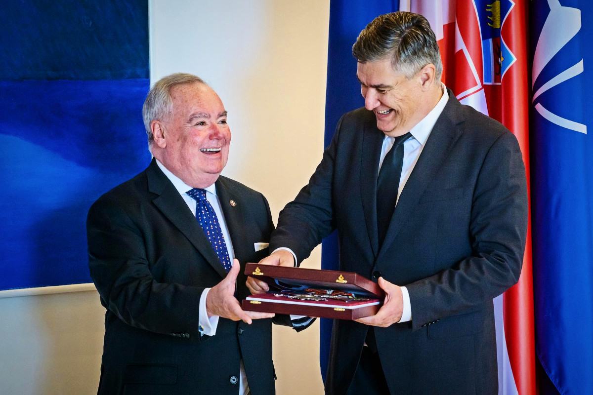 FOTO Milanović primio velikog meštra Malteškog reda