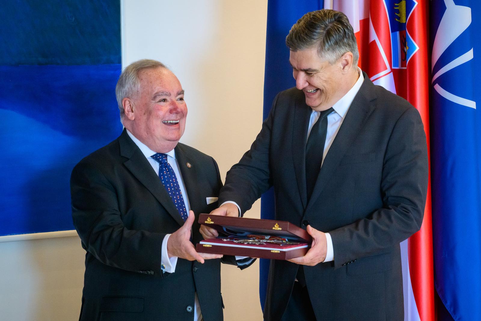 FOTO Milanović primio velikog meštra Malteškog reda