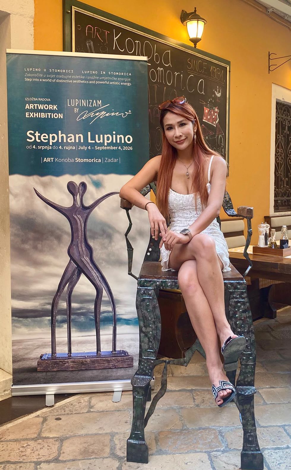 Lupino otvorio humanitarnu izložbu u Zadru, ulica ispred ART Konobe je bila krcata