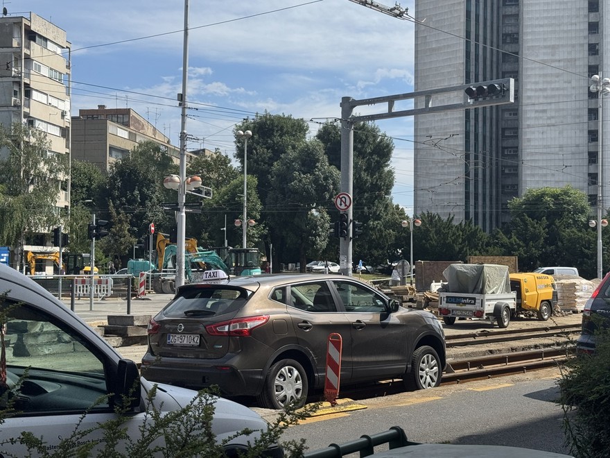 Gradilište na križanju Vukovarske i Savske
