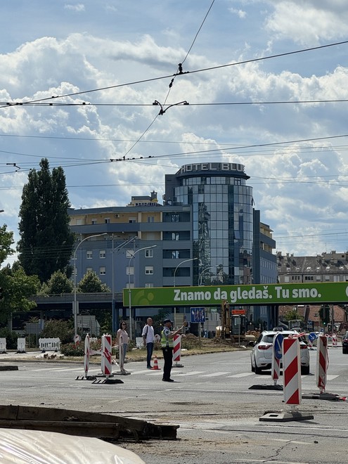 Gradilište na križanju Vukovarske i Savske
