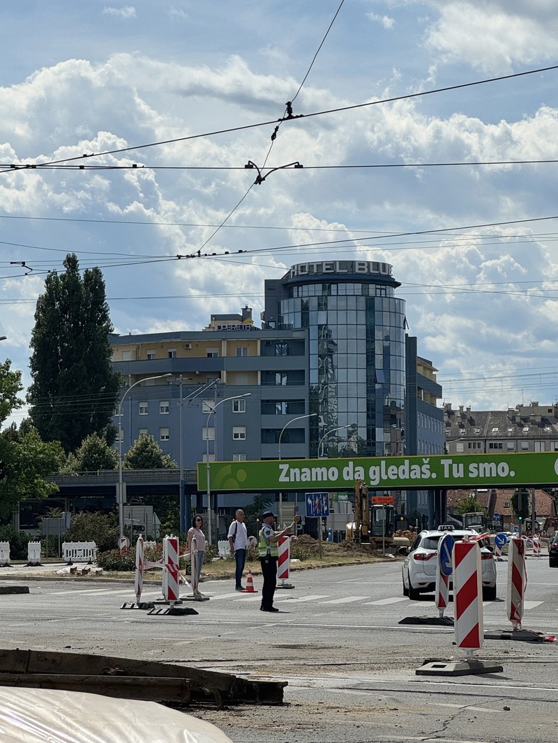 Gradilište na križanju Vukovarske i Savske