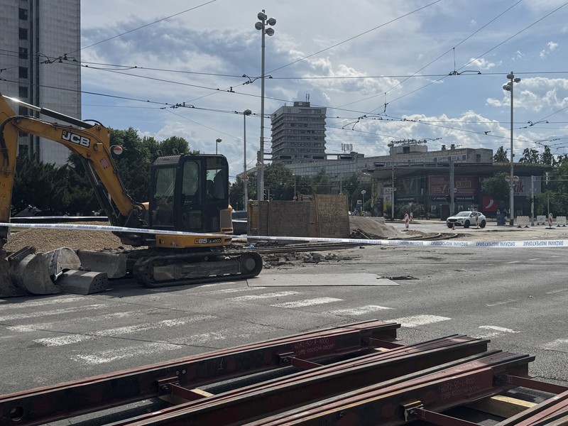 Gradilište na križanju Vukovarske i Savske