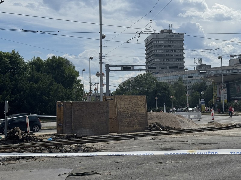 Gradilište na križanju Vukovarske i Savske