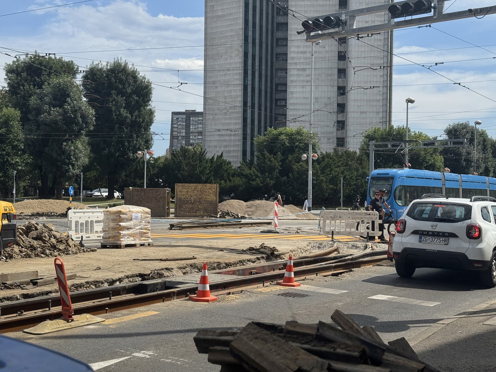 Gradilište na križanju Vukovarske i Savske