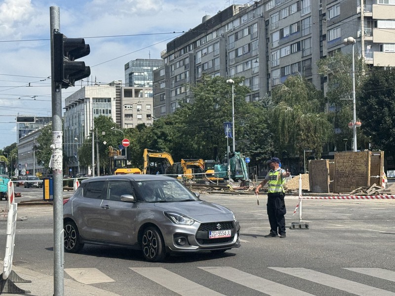 Gradilište na križanju Vukovarske i Savske