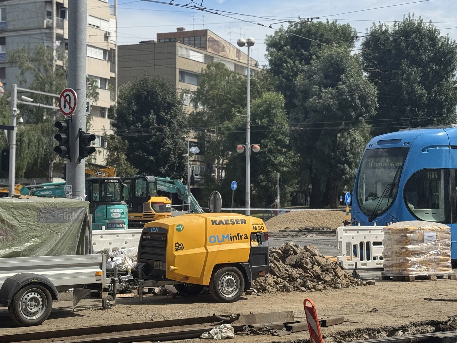 Gradilište na križanju Vukovarske i Savske