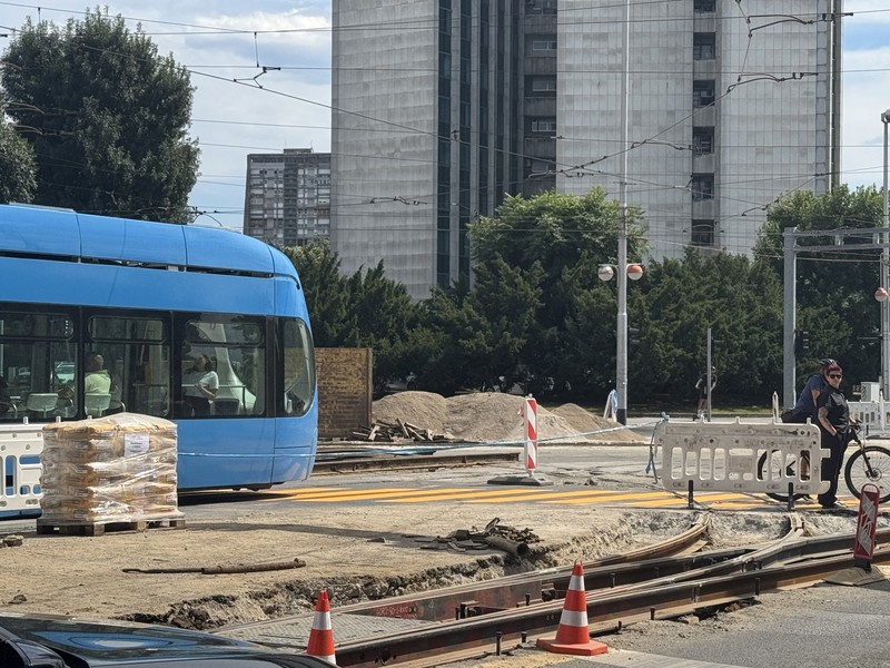 Gradilište na križanju Vukovarske i Savske