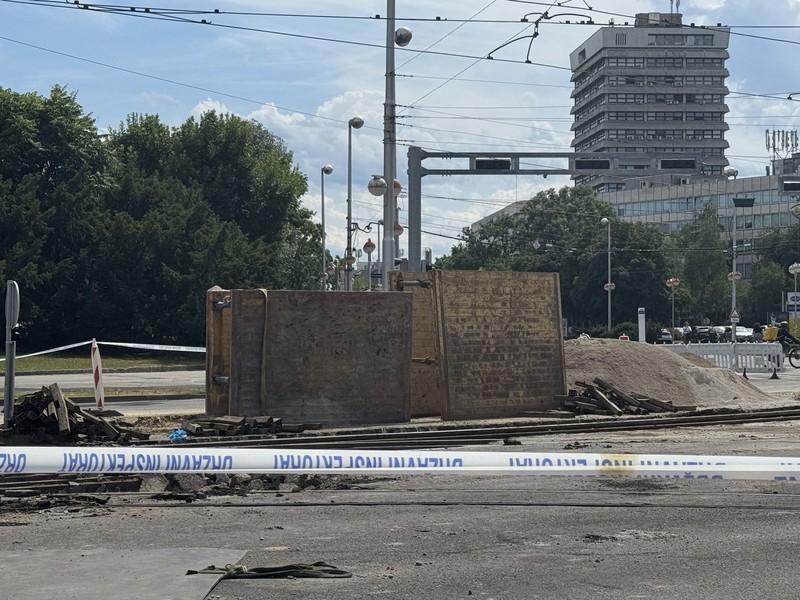 Gradilište na križanju Vukovarske i Savske