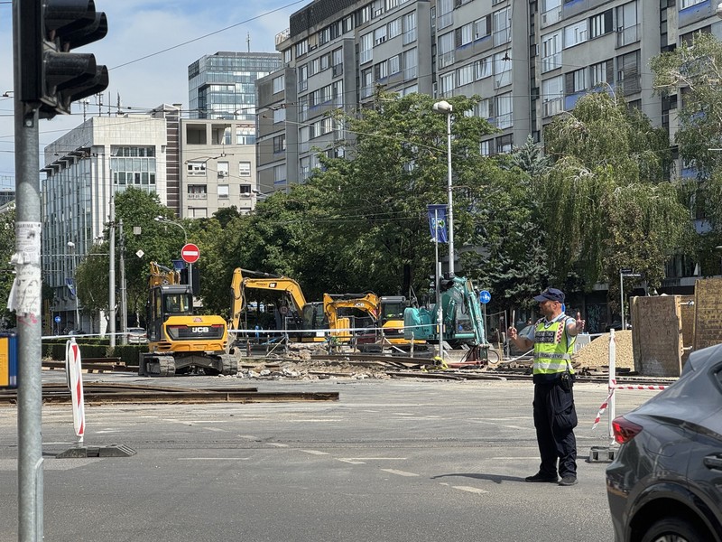 Gradilište na križanju Vukovarske i Savske