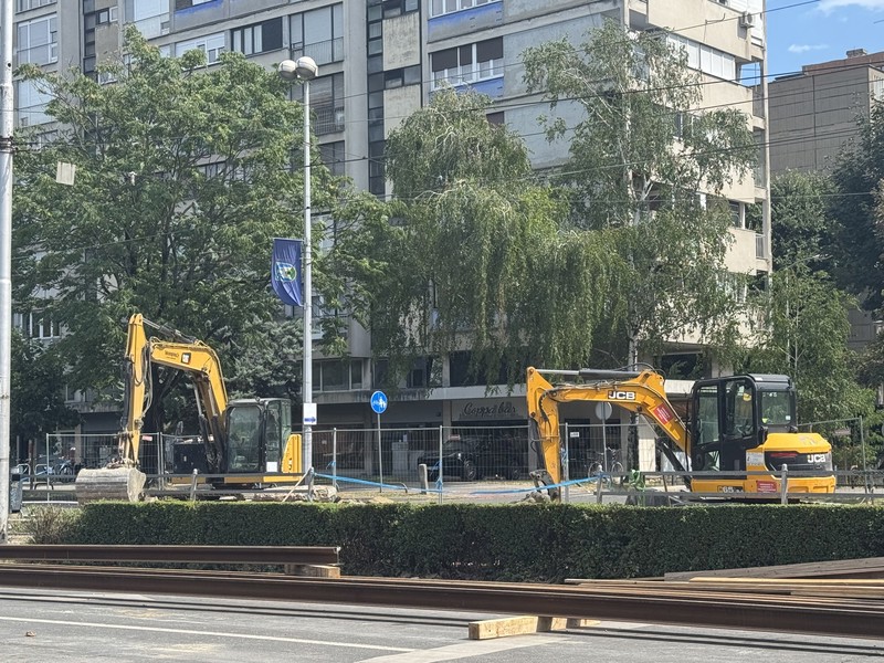 Gradilište na križanju Vukovarske i Savske
