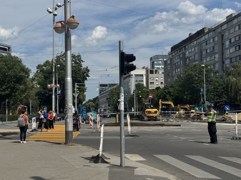 Gradilište na križanju Vukovarske i Savske