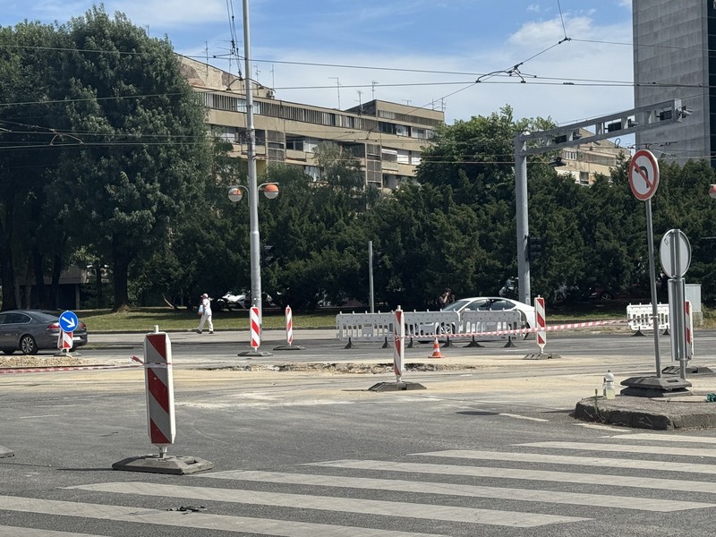 Gradilište na križanju Vukovarske i Savske