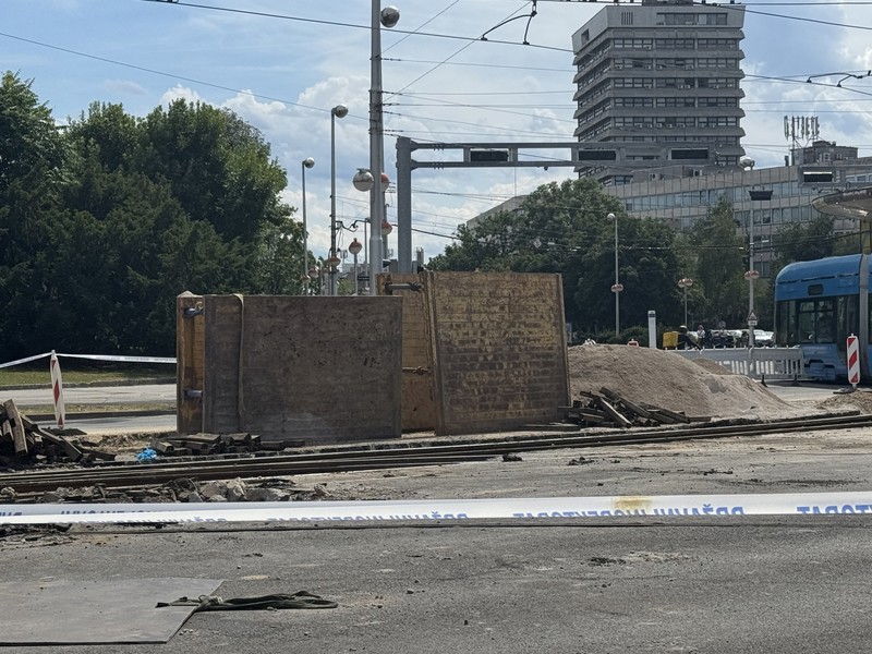 Gradilište na križanju Vukovarske i Savske