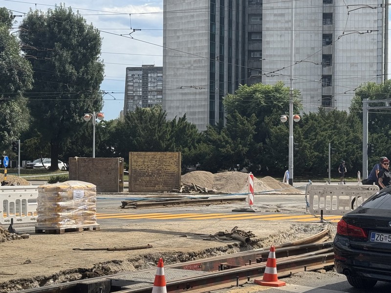 Gradilište na križanju Vukovarske i Savske