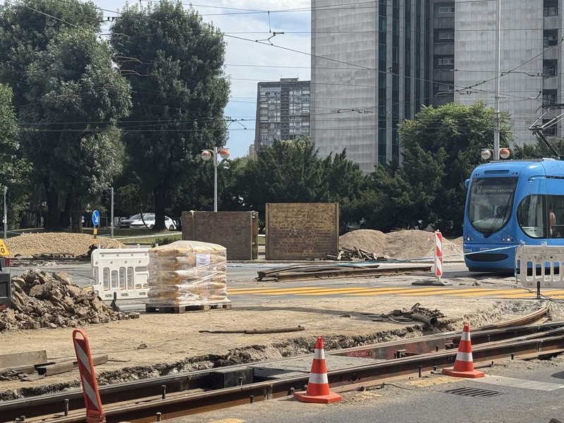 Gradilište na križanju Vukovarske i Savske