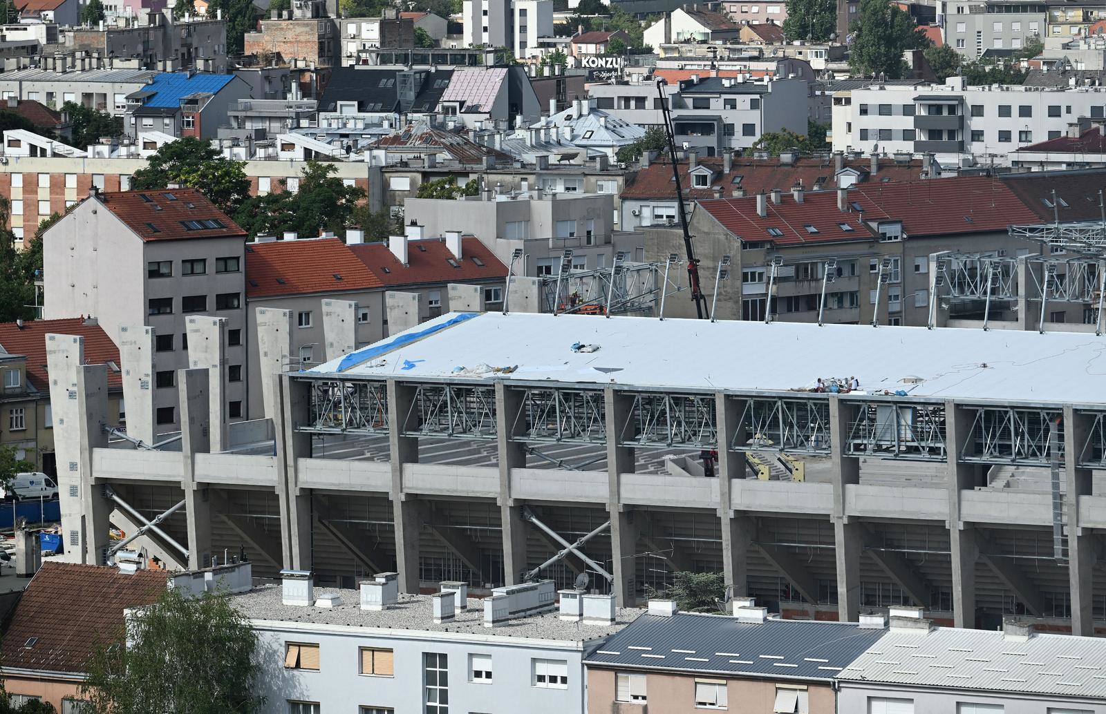 FOTO Na stadionu u Kranjčevićevoj natkrivene su tribine