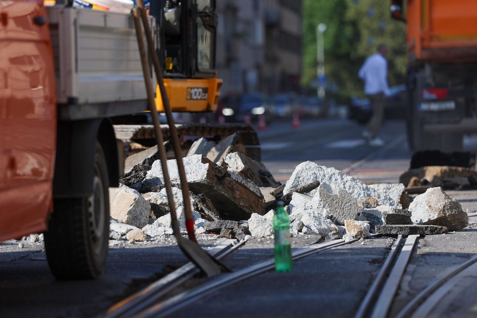 FOTO Počeli radovi na križanju Zvonimirove i Šubićeve u Zagrebu