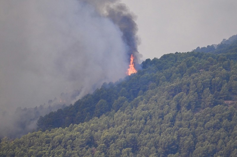 Požar kod španjolskog sela Castillo de Onda