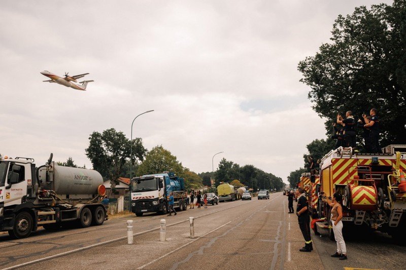 Šumski požar u Cestasu na jugozapadu Francuske.