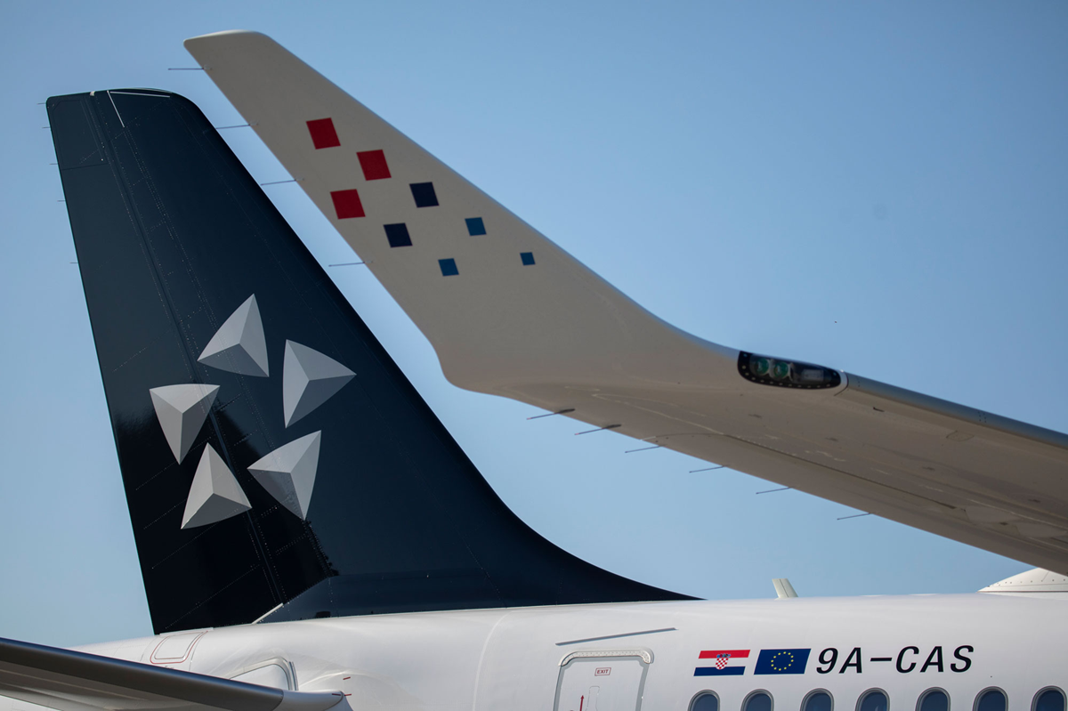 FOTO Deseti Airbus A220 stigao u flotu Croatia Airlinesa