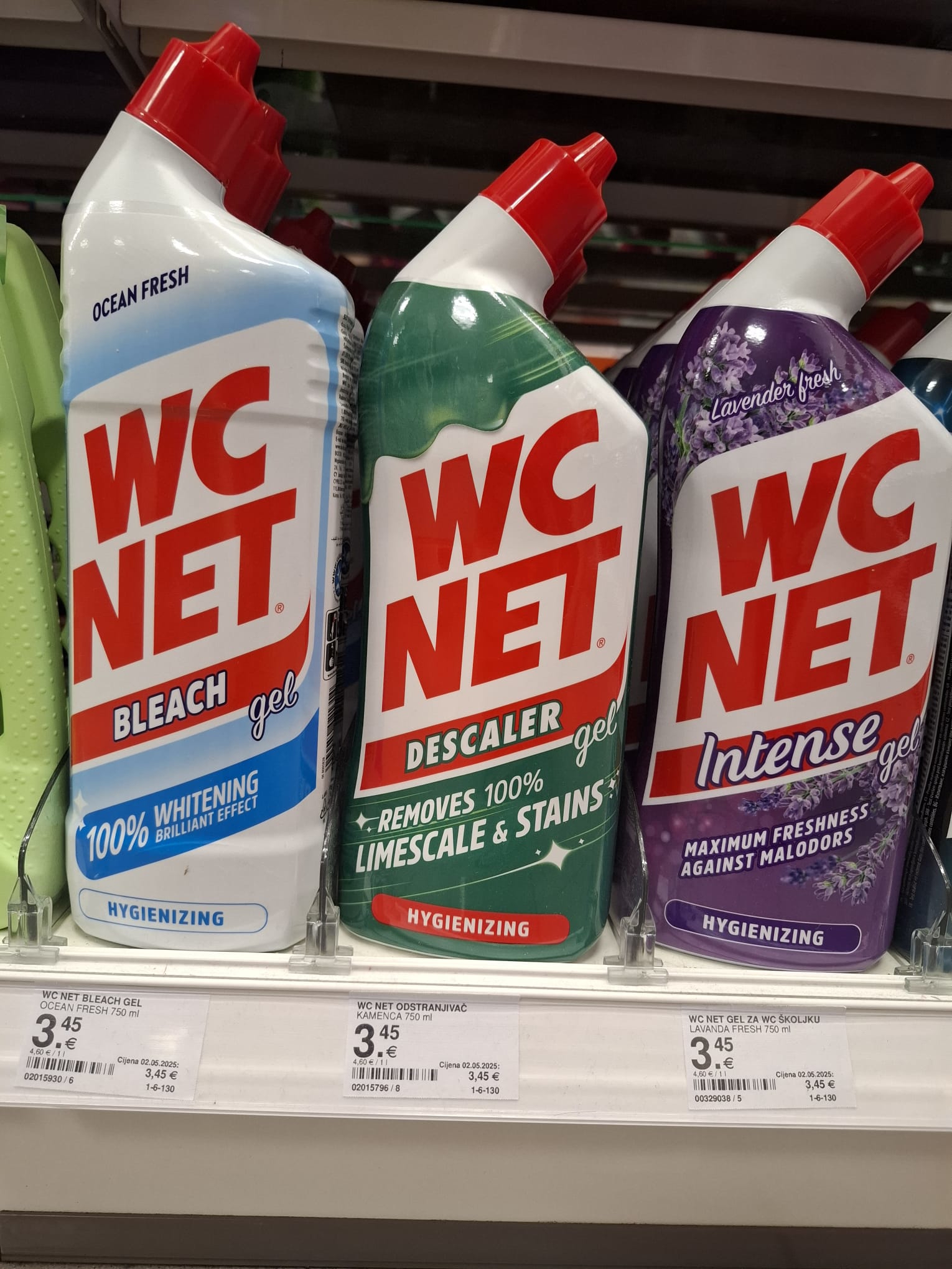 WC Net Bleach gel 3,45 eura ili 25,99 kn 