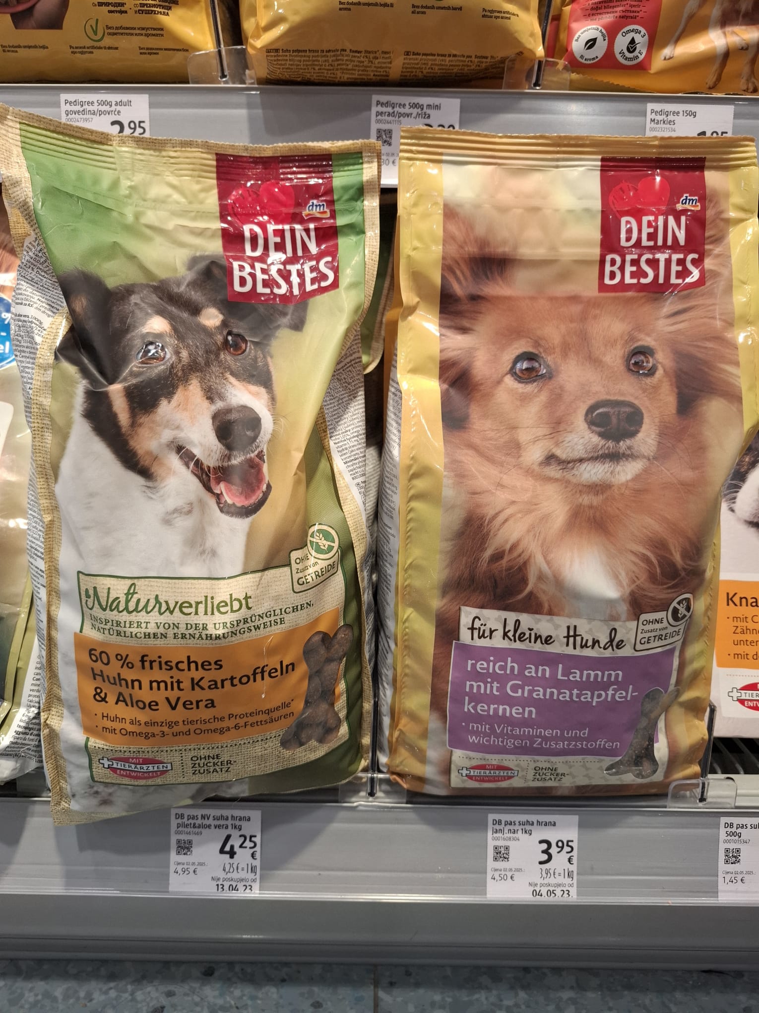 Dein Bestes suha hrana za pse 1kg 3,95  eura ili 29,76 kn 
